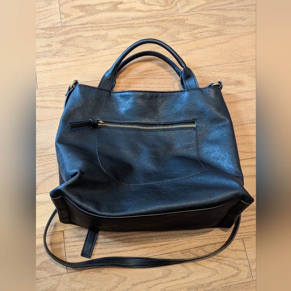 Sonoma over the shoulder black tote